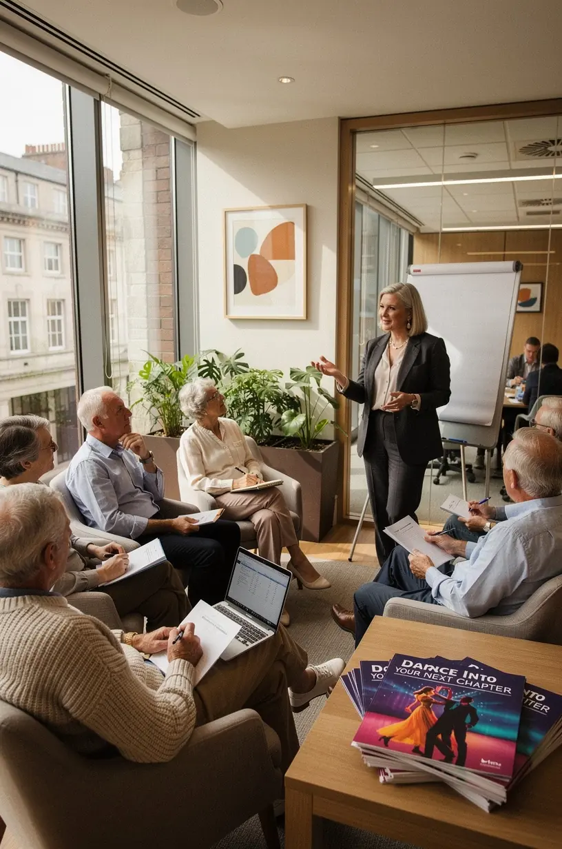 Professional business solutions illustration